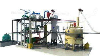 مصنع تنقية الزيت المعزول على مرحلتين في الصين